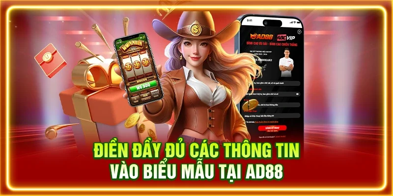 Điền đầy đủ các thông tin vào biểu mẫu tại AD88